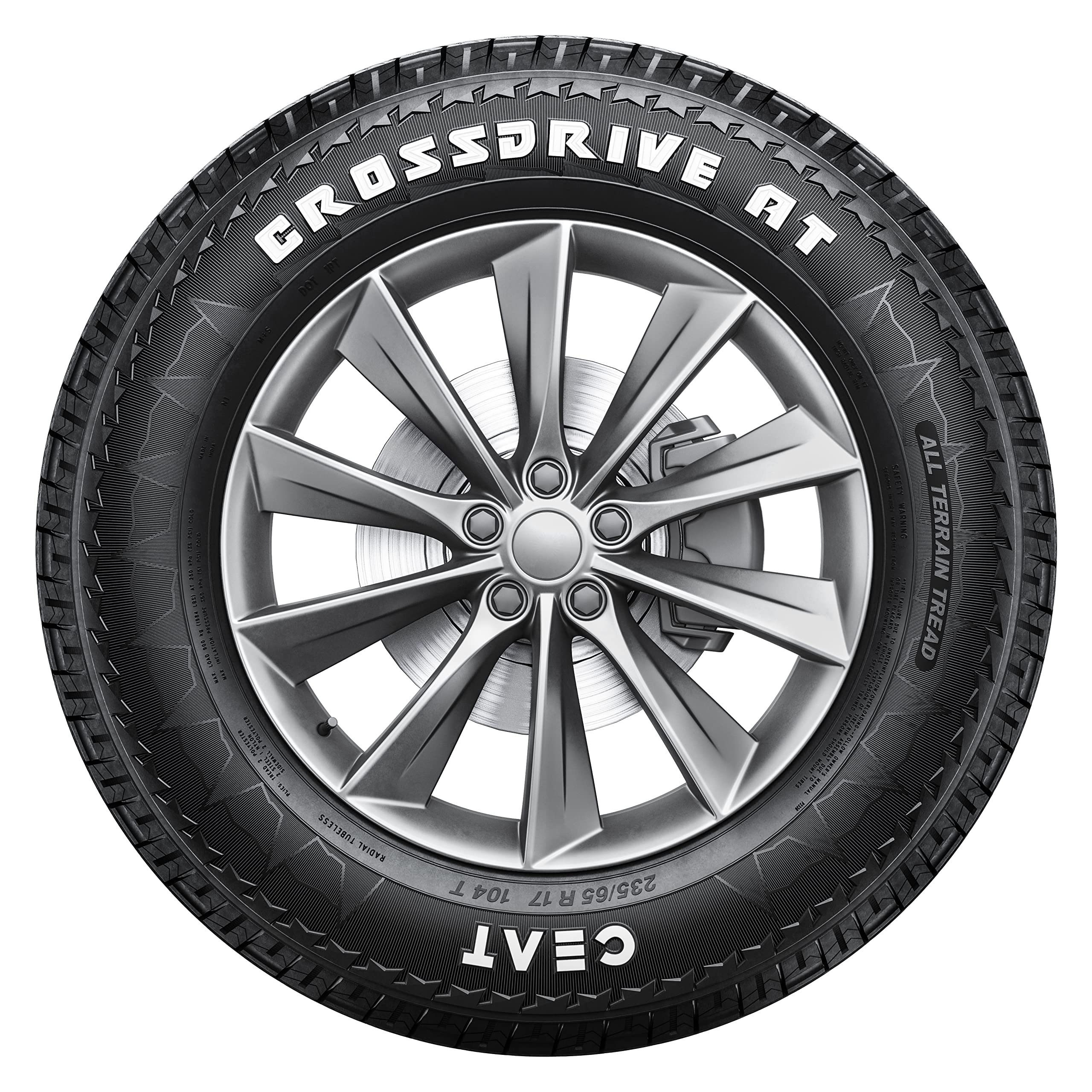 tsube 265/65R17 ④ Ceat 265/65R17 CrossDrive AT TL 112S SUV Tyre : Amazon.in